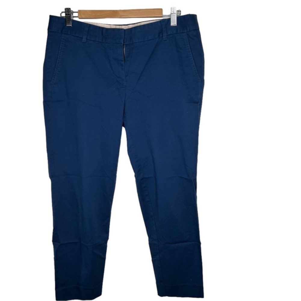 JCrew Stretch Classic Chino in medium Blue 8